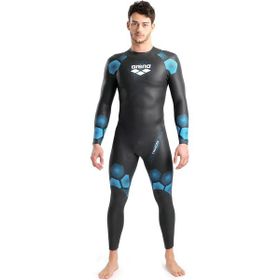 Arena 005631510 Thunder Wetsuit Erkek Siyah Yüzücü Yarış Mayosu
