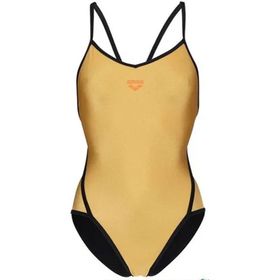 Arena 006183 Womens Arena 50th Gold Swimsuit Diamond Back Kadın Yüzücü Mayosu