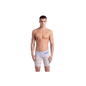 Arena 006344950 Powerskin Carbon Air2 Le Jammer Beyaz Paris 2024 Olimpiyat Erkek Yarış Mayosu