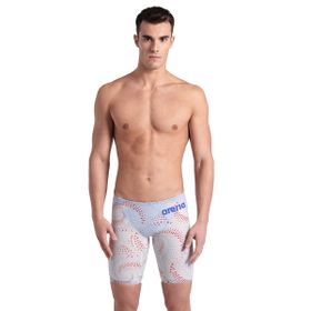 Arena 006344950 Powerskin Carbon Air2 Le Jammer Beyaz Paris 2024 Olimpiyat Erkek Yarış Mayosu