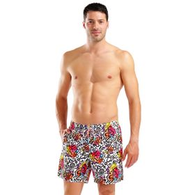 Arena 007153150 Water Prints Beach Erkek Çok Renkli Deniz Şortu