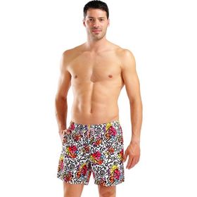 Arena 007153150 Water Prints Beach Erkek Çok Renkli Deniz Şortu