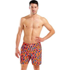 Arena 007153350 Water Prints Beach Erkek Turuncu Deniz Şortu