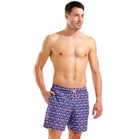 Arena 007153810 Water Prints Beach Erkek Mavi Deniz Şortu