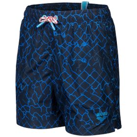 Arena 007186711 Mavi Water Prints Beach Çocuk Deniz Şortu
