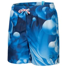 Arena 007186720 Mavi Water Prints Beach Çocuk Deniz Şortu