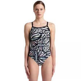 Arena 007220550 Butterflies Swimsuit Light Kadın Yüzücü Mayosu