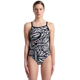 Arena 007220550 Butterflies Swimsuit Light Kadın Yüzücü Mayosu
