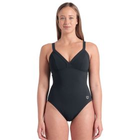 Arena 008119550 Siyah Lara Soft Curve Back Kadın Yüzücü Mayosu