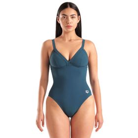 Arena 008119650 Lacivert Lara Soft Curve Back Kadın Yüzücü Mayosu