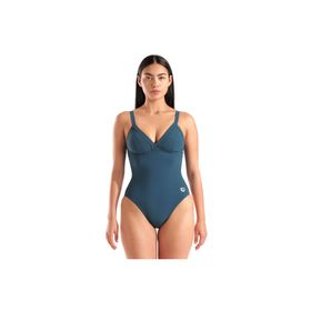 Arena 008119650 Lacivert Lara Soft Curve Back Kadın Yüzücü Mayosu