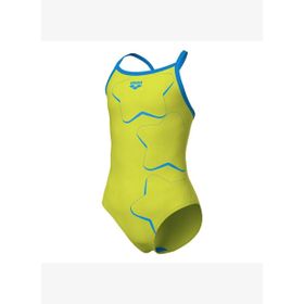 Arena 008369608 Yeşil Star Graphic Swimsuit Light Çocuk Yüzücü Mayo