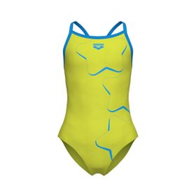 Arena 008369608 Yeşil Star Graphic Swimsuit Light Çocuk Yüzücü Mayo