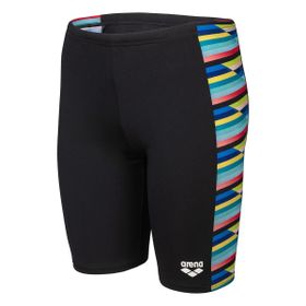 Arena 009012550 Siyah Racing Stripe Swim Jammer Çocuk Yüzücü Mayosu