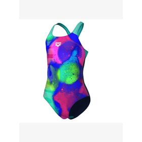 Arena 010286740 Lacivert Spray Paint Swim Pro Back Çocuk Yüzücü Mayosu