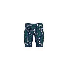 Arena 010408800 Boy's Fireflow Swim Jammer Navy Team Blue Green Erkek Çocuk Jammer Mayo