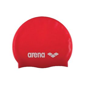 Arena 9166244 Kırmızı Classic Silicone Unisex Yüzücü Bone