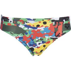Arena B Camouflage Jr Brief 002955500 Çok Renkli Çocuk Yüzücü Mayosu