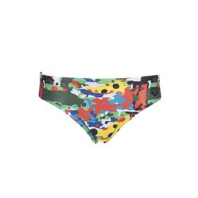 Arena B Camouflage Jr Brief 002955500 Çok Renkli Çocuk Yüzücü Mayosu