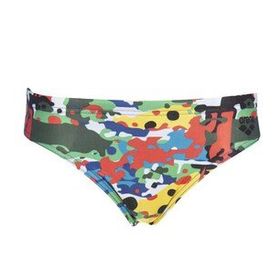 Arena B Camouflage Jr Brief 002955500 Çok Renkli Çocuk Yüzücü Mayosu
