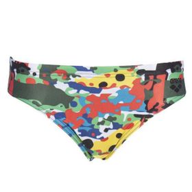 Arena B Camouflage Jr Brief 002955500 Çok Renkli Çocuk Yüzücü Mayosu