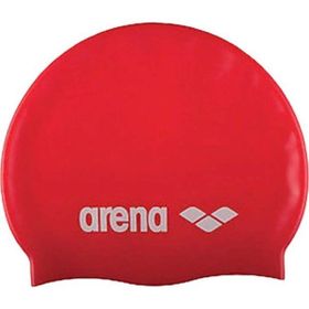 Arena Classic Silicone Kırmızı Yüzücü Bonesi