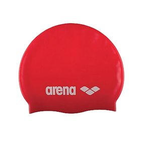 Arena Classic Silicone Kırmızı Yüzücü Bonesi
