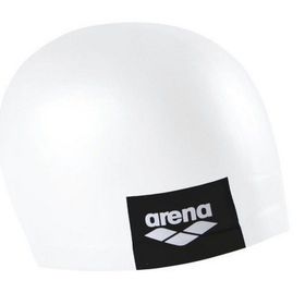 Arena Logo Moulded Cap Beyaz Yüzücü Bonesi