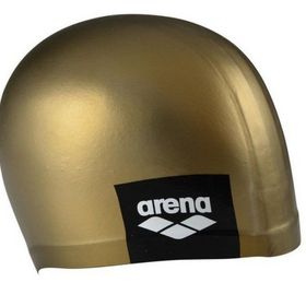 Arena Logo Moulded Cap Kahverengi Yüzücü Bonesi