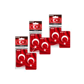 Areon Türk Bayrağı Vanilla Oto Parfümü
