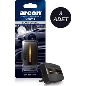 Areon Vent 7 Black Crystal 3'lü Araç Klima Kokusu