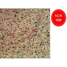 Ares 1 kg Açık Karışık Renkli Muhabbet Kuş Yemi