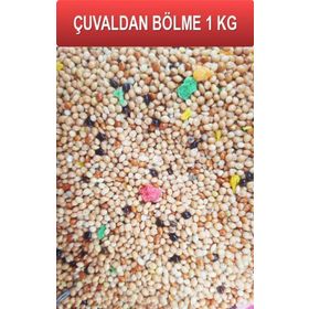 Ares 1 kg Açık Karışık Renkli Muhabbet Kuş Yemi