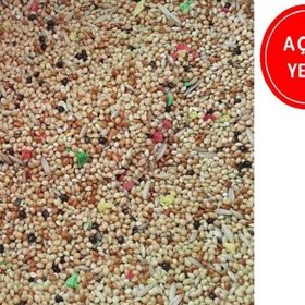 Ares 1 kg Açık Karışık Renkli Muhabbet Kuş Yemi