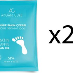 Argan Cure 24 Çift Kremli Pedikür Bakım Çorabı