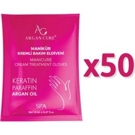 Argan Cure 50 Çift Kremli Manikür Bakım Eldiveni