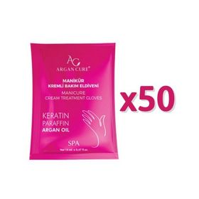 Argan Cure 50 Çift Kremli Manikür Bakım Eldiveni