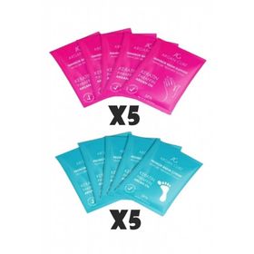 Argan Cure 5+5 Manikür Kremli Bakım Eldiveni ve Pedikür Kremli Bakım Çorabı