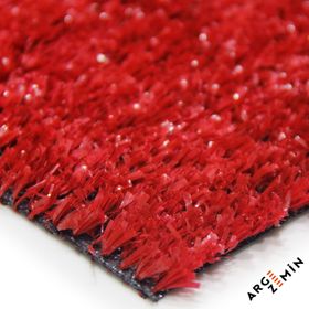 Arge Zemin Kırmızı Suni 6 mm 400x550 cm Çim Halı
