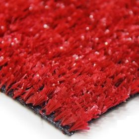Arge Zemin Kırmızı Suni 8 mm 150x1050 cm Çim Halı