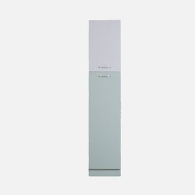 Argemon Milano 222x45x60 cm 2 Kapaklı Ahşap Açık Gri Su Yeşili Mutfak Boy Dolabı