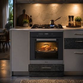 Argemon Siena 90x60x60 cm Tek Kapalı Ahşap Antrasit Ankastre Modül Mutfak Dolabı