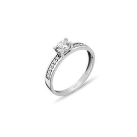 Argentum Concept A003101 Kadın 0,50 Ct Zirkon Tek Taşlı Gümüş Yüzük