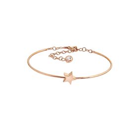 Argentum Concept B041401 Yıldız Motifli 925 Ayar Gümüş Bilekten Geçmeli Kelepçe