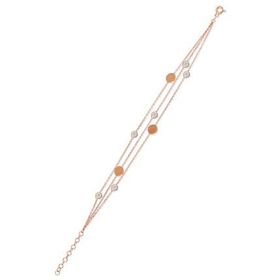 Argentum Concept B044201 Zirkon Taşlı Pullu Çok Zincirli Gümüş Bileklik