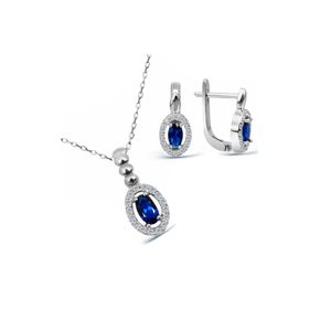 Argentum Concept S013602 Zirkon Taşlı Gümüş Set