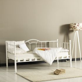 Argimo 90x190 cm Beyaz Kamelya Metal Karyola