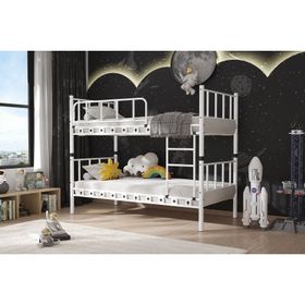 Argimo 90x190 cm Beyaz Zambak Metal Ranza