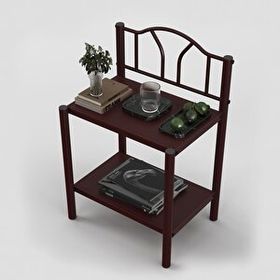 Argimo Bella Retro Ferforje Bordo Tarz Metal Komodin