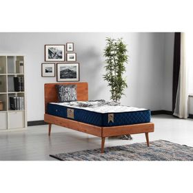Argimo Blue Tek Kişilik Tavşan Tüyü Örme Sünger 90x200 CM Yatak